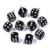 Opaque Epoxy Resin Pendants CRES-N025-12A-B01-1