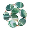 Natural Banded Agate Beads Strands G-P605-L02-01-3