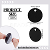 Opaque Acrylic Pendants SACR-WH0006-32B-02-2