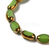 Electroplate Glass Beads Strands EGLA-P061-02A-08-3