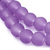 Baking Paint Transparent Glass Bead Strands X-GLAA-S031-6mm-32-3