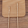 Alloy Hair Stick Findings PW-WG70408-03-1