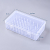 Transparent Plastic Boxes CON-WH0070-03-2