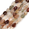 Natural Rutilated Quartz Beads Strands G-R445-6x8-38-01-2