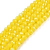 Electroplate Glass Beads Strands EGLA-A044-P3mm-A04-1