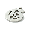 Non-Tarnish 201 Stainless Steel Pendants STAS-B055-01P-G-2