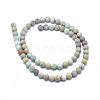 Natural Aqua Terra Jasper Beads Strands G-N0128-48F-6mm-2