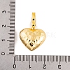 925 Sterling Silver Love Heart Pendants STER-P058-01C-G-3