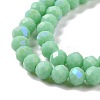 Electroplate Glass Beads Strands EGLA-A034-P3mm-B22-3