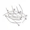Tarnish Resistant 304 Stainless Steel Ball Head Pins LS-STAS-O105-04-0.6x40mm-1