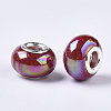 Opaque Resin European Beads RPDL-T038-007F-2