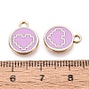 Alloy Enamel Pendants ENAM-Q002-01G-03-3