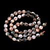 Natural Red Tree Agate Beads Strands G-K389-B89-01-3