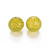 Transparent Handmade Blown Glass Globe Beads GLAA-T012-39-2