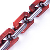 Handmade Acrylic Cable Chains AJEW-JB00673-05-2
