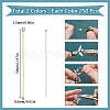 500Pcs 2 Colors Brass Ball Head Pins KK-SC0005-34-2