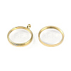 Ion Plating(IP) 304 Stainless Stee Locket Pendants STAS-S132-15G-02-2