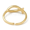 Brass Cuff Rings RJEW-L100-002G-2