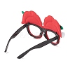 Christmas Plastic & Non-woven Fabric Glitter Glasses Frames AJEW-E053-01B-3