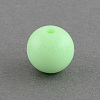 Solid Chunky Bubblegum Acrylic Ball Beads SACR-R835-6mm-02-1