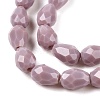 Opaque Solid Color Beads Strands EGLA-N013-P4mm-D09-3