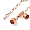 Brass Chain Extender KK-K001-7mm-RG-2