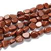 Synthetic Goldstone Beads Strands G-G018-14B-1