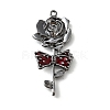 Alloy Enamel Gothic Style Pendants PALLOY-R157-06B-02A-1