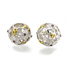 Alloy Enamel European Beads X-PALLOY-T048-28P-2