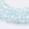 Two Tone Crackle Glass Bead Strands X-CCG-I001-12-3