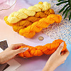 5 Bundles 5 Colors Yellow Theme Acrylic Fiber Yarn OCOR-TA0003-18A-7
