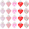 40Pcs 5 Styles Handmade Polymer Clay Charms CLAY-SC0002-91B-1