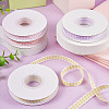 10 Yards Flat Polycotton(Polyester Cotton) Ribbon OCOR-TAC0030-01A-5