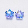 Spray Painted Glass Beads X-GLAA-R211-04-F04-2