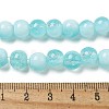 Crackle Glass Beads Strands GLAA-U001-8mm-08-4