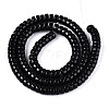 Opaque Solid Color Glass Beads Strands GLAA-N026-3x6mm-11-2