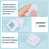 Square Plastic Loose Diamond Storage Boxes CON-WH0095-49A-4