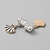 Alloy Enamel European Dangle Charms ENAM-TAC0021-01G-2