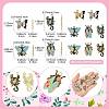 16Pcs 8 Styles Alloy Enamel Pendants ENAM-FS0003-95-4