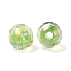 UV Plating Transparent Acrylic European Beads OACR-F004-03B-3