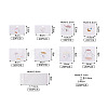 Fashewelry Rectangle Cardboard Earring Display Cards CDIS-FW0001-05-19