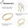 Unicraftale 10Pcs 10 Style 201 Stainless Steel Plain Band Rings for Women RJEW-UN0001-09-5