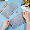Sponge & Polyester Yoga Sports Knee Pads AJEW-WH20054-202A-01-3