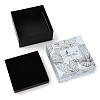 Flower Print Cardboard Paper Jewelry Storage Boxes LS-CON-P022-01A-2