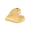 304 Stainless Steel Heart Pendants STAS-R162-01G-03-2