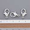 Silver Color Plated Alloy Lobster Claw Clasps X-E106-S-5