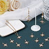 30Pcs Alloy Rhinestone Pendants FIND-SC0011-04-4
