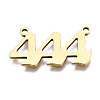 201 Stainless Steel Pendant Links STAS-S110-115G-04-2