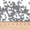 Rubberized Style Glass Seed Beads SEED-Z003-01C-4