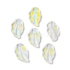Dyed & Heated Glass Pendants X1-GLAA-B009-06H-1